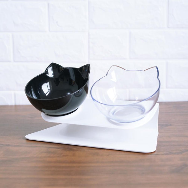 Detachable Elevated Cat Bowls, Non-slip Minimalistic Raised Cat Bowls