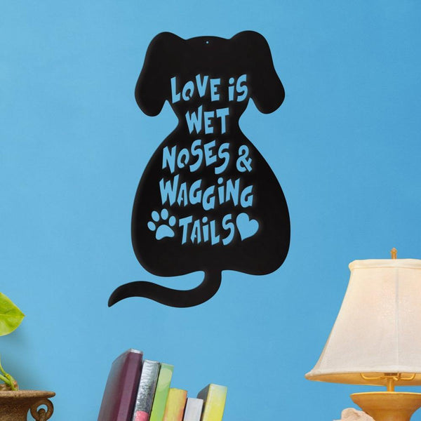 Love Is Wet Noses, Metal Wall Art and Decor