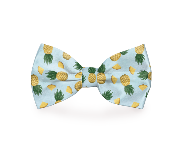Pineapple Dog Bow Tie