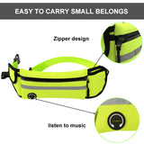 Leash with Pet Waist Bag Sports Traction Rope Reflective Waterproof