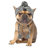 Fluffy Winter Warm Hats Knitted for Small Dogs