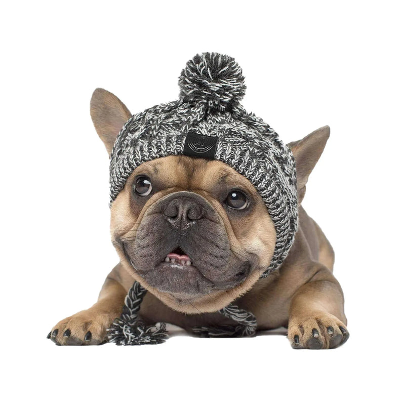 Fluffy Winter Warm Hats Knitted for Small Dogs