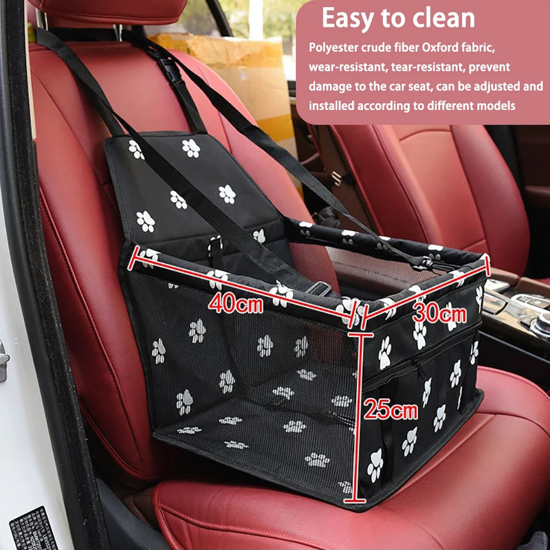 Pet Car Carrier Seat Bag Waterproof Basket Folding Hammock Safety Traveling Mesh Bag