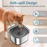 Anti-splash Water Bowl Stainless Steel