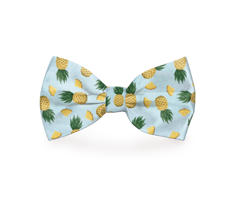 Pineapple Dog Bow Tie