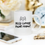 Coffee Mug - Need Coffee Right Meow