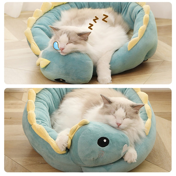 Cozy Dino Pet Bed