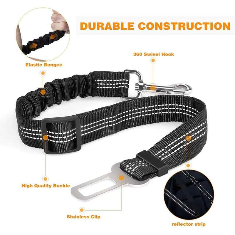 Adjustable Dog Seat Belt