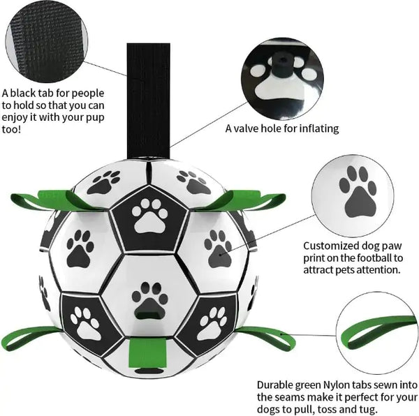 Dog Toys Interactive Pet Soccer Ball